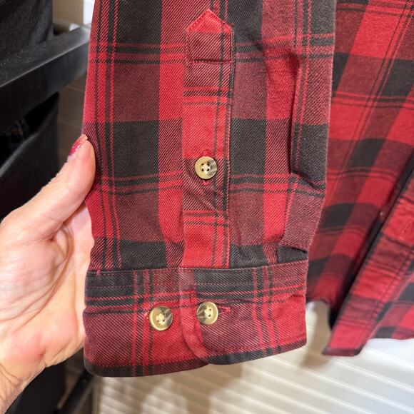 Carhartt Men’s Button Up Long Sleeve Flannel Shirt Medium Weight Size XXL - Picture 5 of 9